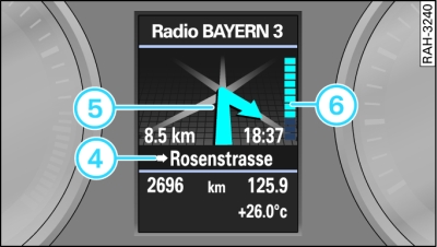 Display when a turn-off is required